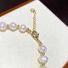 New Danshui Pearl Fashionable and Minimalist Bracelet with Fu Character Female Pearl Bracelet