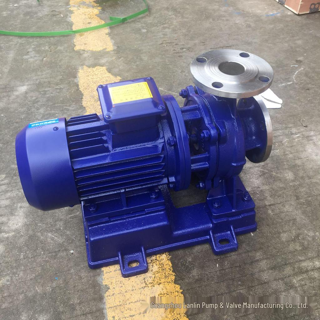 Anti-Corrosion Explosion-Proof Stainless Steel Horizontal Pipeline Centrifugal Pump IHW65-125
