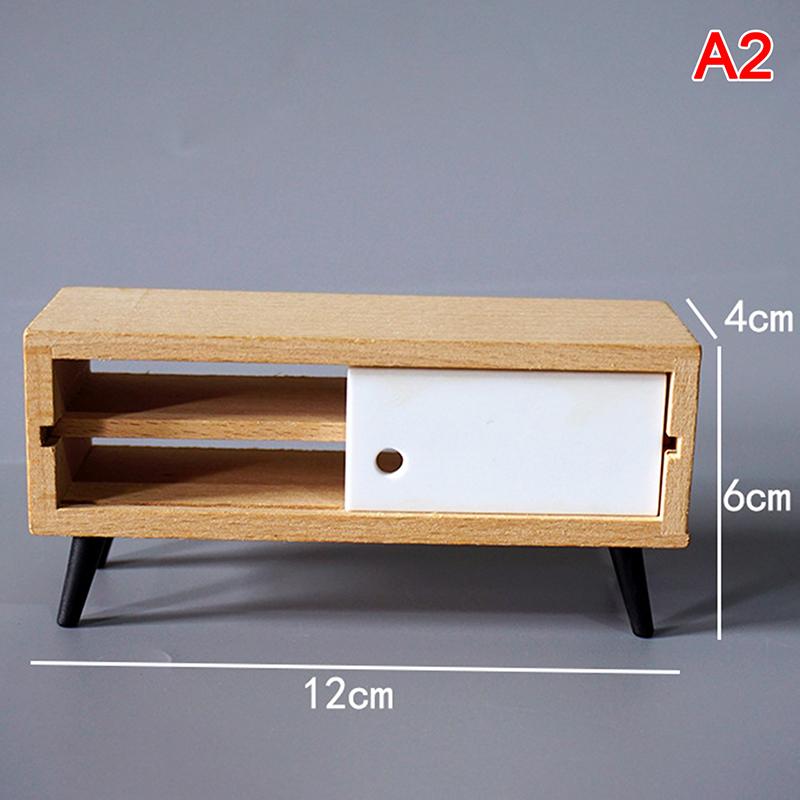 1:12 Миниатюрная мебель для кукольного домика Гостиная Подставка для телевизора В Скамейке Стол