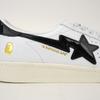BAPE x adidas Superstar Винтажный Белый Черный Унисекс Кроссовки Облачно-Белый Основной Черный Молочно-Белый JR2701