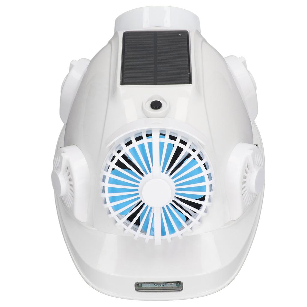 Солнечная защитная каска с 6 вентиляторами Bluetooth, интеллектуальным охлаждением, автоответчиком, строительная каска