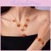 Autumn Red Maple Leaf Necklace For Women Men With Alloy Pendant And O Link Chain