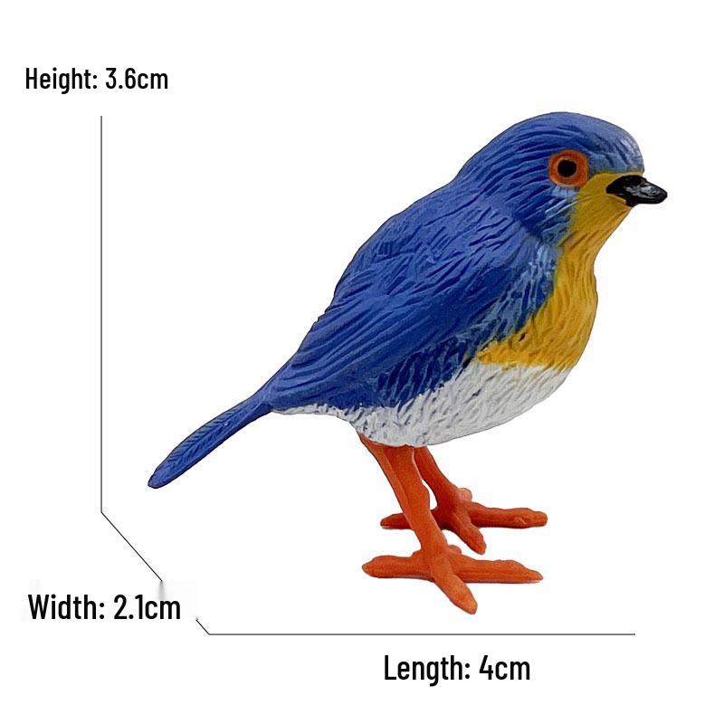 Kids' Cognitive Bird Model: Robin Chick Simulation Toy Ornament