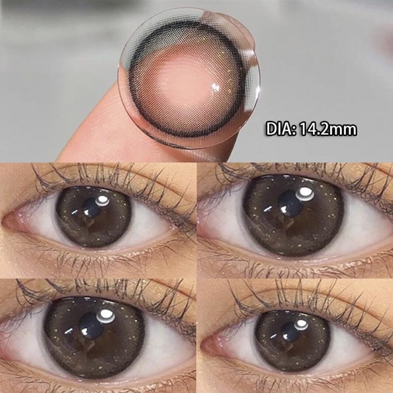 MillCreek 2 Pcs/pair Contact Lenses 14.5MM Myopia Contact Cosmetic Contact Lenses 0.00~-8.00