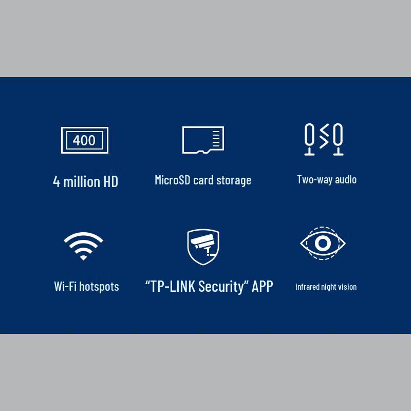 TP-LINK 4MP Dual-Band WiFi Smart Home Security Camera (CN version)