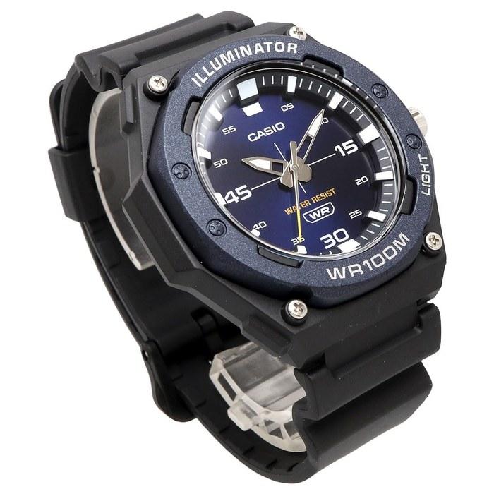 Casio CASIO Стандартные Аналоговые Кварцевые Часы со Светодиодной Подсветкой MW-620H-2AV Мужские Темно-синие MW-620H-2AV