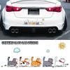 New Climbing Cats Car Sticker Funny Animal Styling Waterproof Stickers Decoration Car Body Home Window Creative Decals