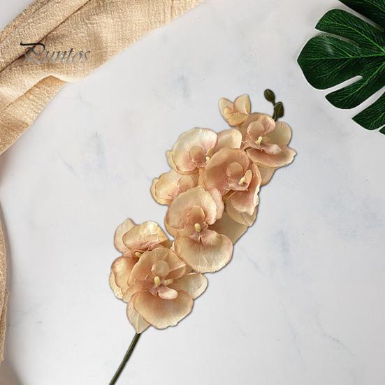 Искусственные орхидеи-мотыльки, реалистичные искусственные шелковые цветы, свадебная вечеринка, домашний офис, центральный элемент стола, искусственный фаленопсис, цветочная ветка, украшение