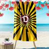 Dynamo Dresden Print Beach Towel, Large Soft Quick Dry Towel for Beach Camping Swimming
