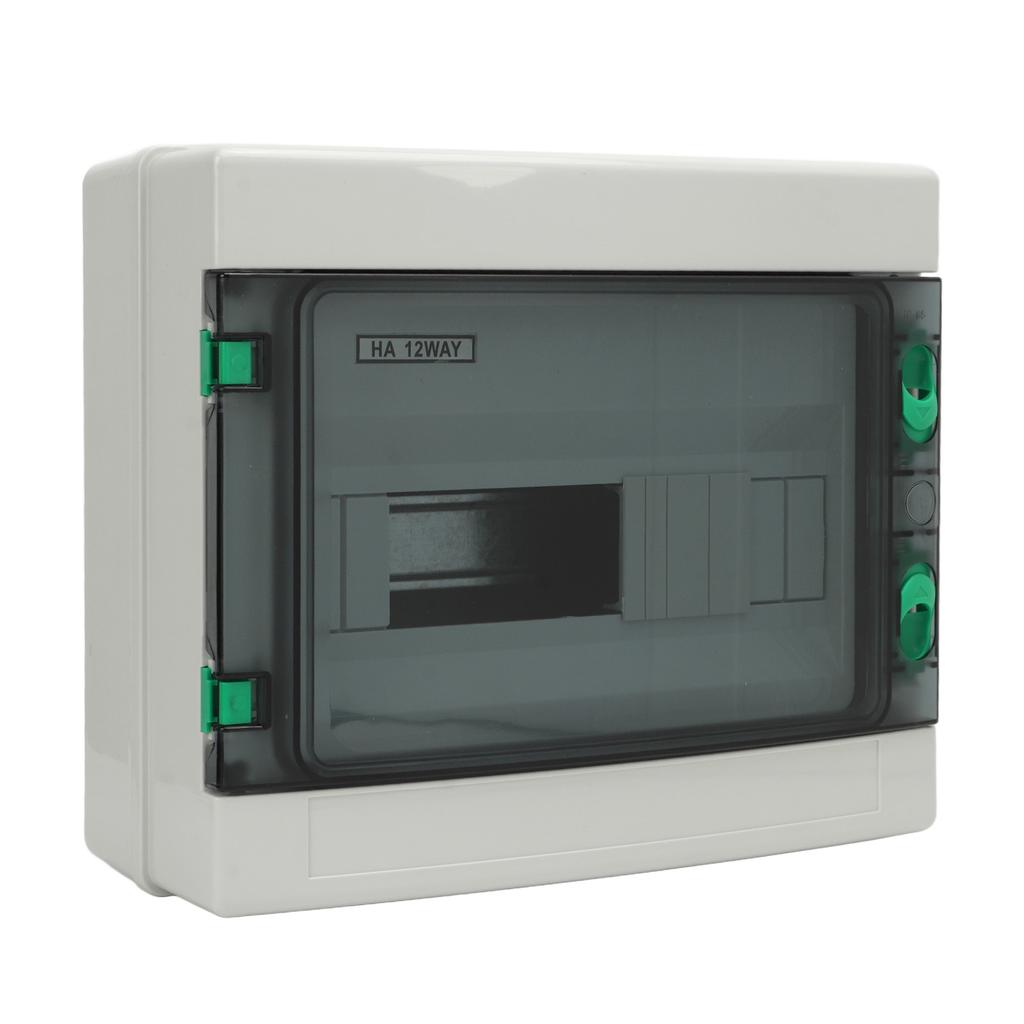 Распределительная коробка Уличная IP65 Водонепроницаемая 12-полюсная Автоматический выключатель PV Объединительная коробка ABS с DIN-рейкой