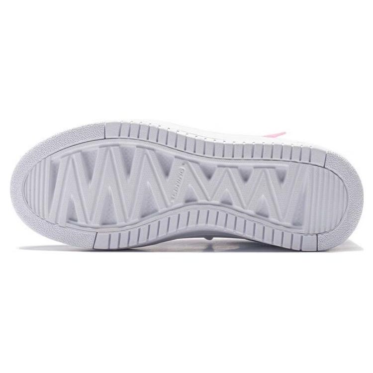 Li Ning Qi Feng удобные универсальные нескользящие низкие кроссовки для скейтбординга женские кроссовки белые розовые AGCT380-3