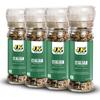 JK Italian Seasoning Crusher/Grinder | Blend of Herbs, Best Seasoning for Pizza, Pasta, and All Italian DishesMulti-Use 50g (Pack of 4)