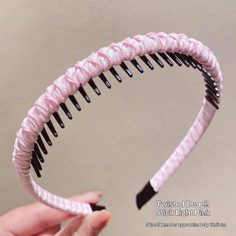 Sparkly Rhinestone Toothed Headband Non Slip Full Glitter Hair Accessory for Family Reunion Vacation Daily Wear