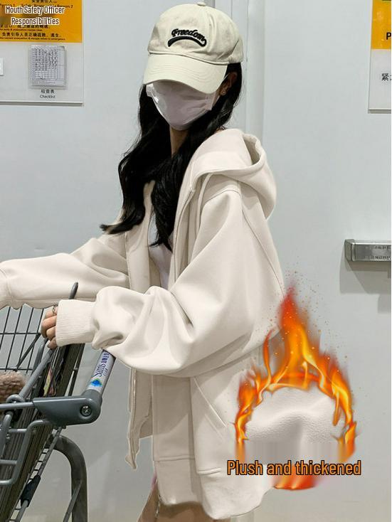 Новая коллекция 2025 года: розовая толстовка с капюшоном и кардиган в корейском стиле для женщин — легкий, свободный крой, идеально подходит для ранней осени/весны.