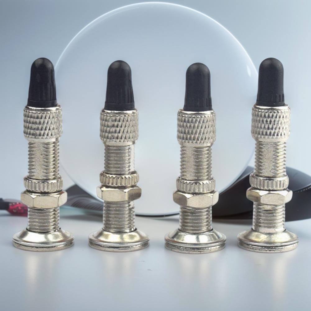 4 шт. бескамерный вентиль для велосипеда из цинкового сплава сменные вентили для горного велосипеда Dunlop сердечник вентиля аксессуары для велосипеда