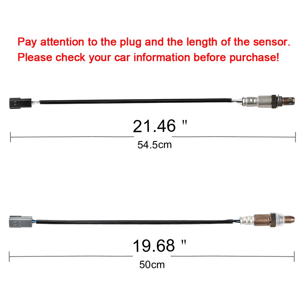 JDMON 2PCS O2 Oxygen Sensor Upstream & Downstream Replacement for Nissan Altima 2.5L 2008-2013, Infiniti FX35 3.5L 2009-2011 Compatible with
