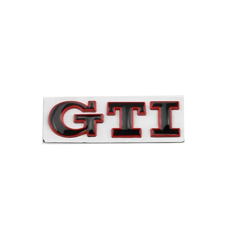 1 шт. Металлический логотип GTI для автомобиля, эмблема на заднюю дверь, наклейки, наклейки для Golf 4 5 6 7 8 Passat Jetta Polo Touareg GTD GLI Touran
