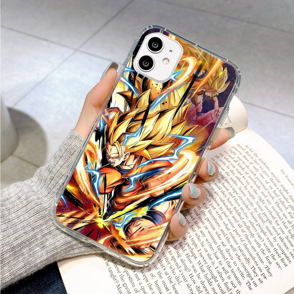 Чехол для Samsung A04 A14 A23 A34 A54 M23 M33 M52 M53 Realme 10 9 C30S C35 C55 VIVO Y02S Y21 Y51 X80 Pro Прозрачный чехол WI71 Dragon Ball Anime