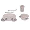 Panda-Shaped Toddler Feeding Set with Plate, Bowl, Cup & Cutlery