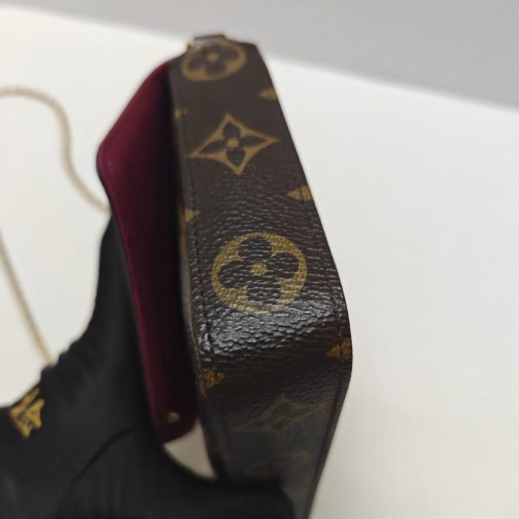 [Pre-Owned] Felicie Pochette Classic Monogram Coated Canvas And Leather Three-In-One Chain Bag - Excellent #HMLXFO