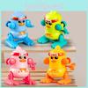 Пластиковый набор детских игрушек с мультяшной уткой и гориллой для обучения и развития младенца