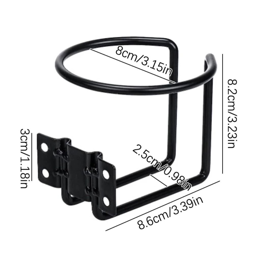 Wall Mounted Drink Holder Stainless Steel Car Mounted Cup Holder New Boat Ring Cup