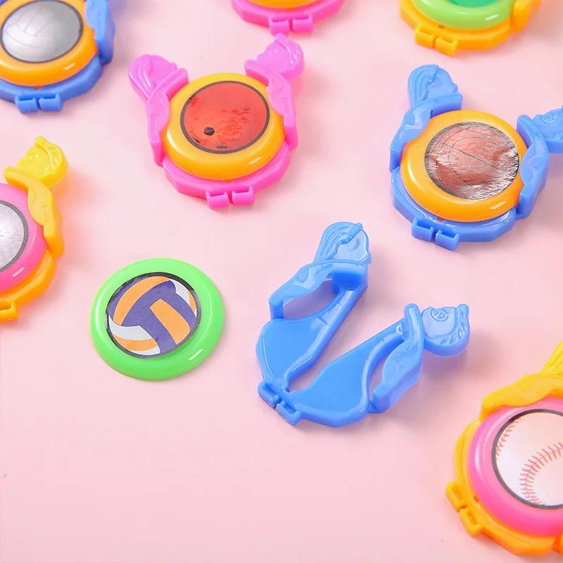 5/10 шт. Мини летающая тарелка Ручной НЛО Капульта Игрушка для Детей Подарок на День Рождения Угощение Подарки Гостям Школьная Настольная Игра