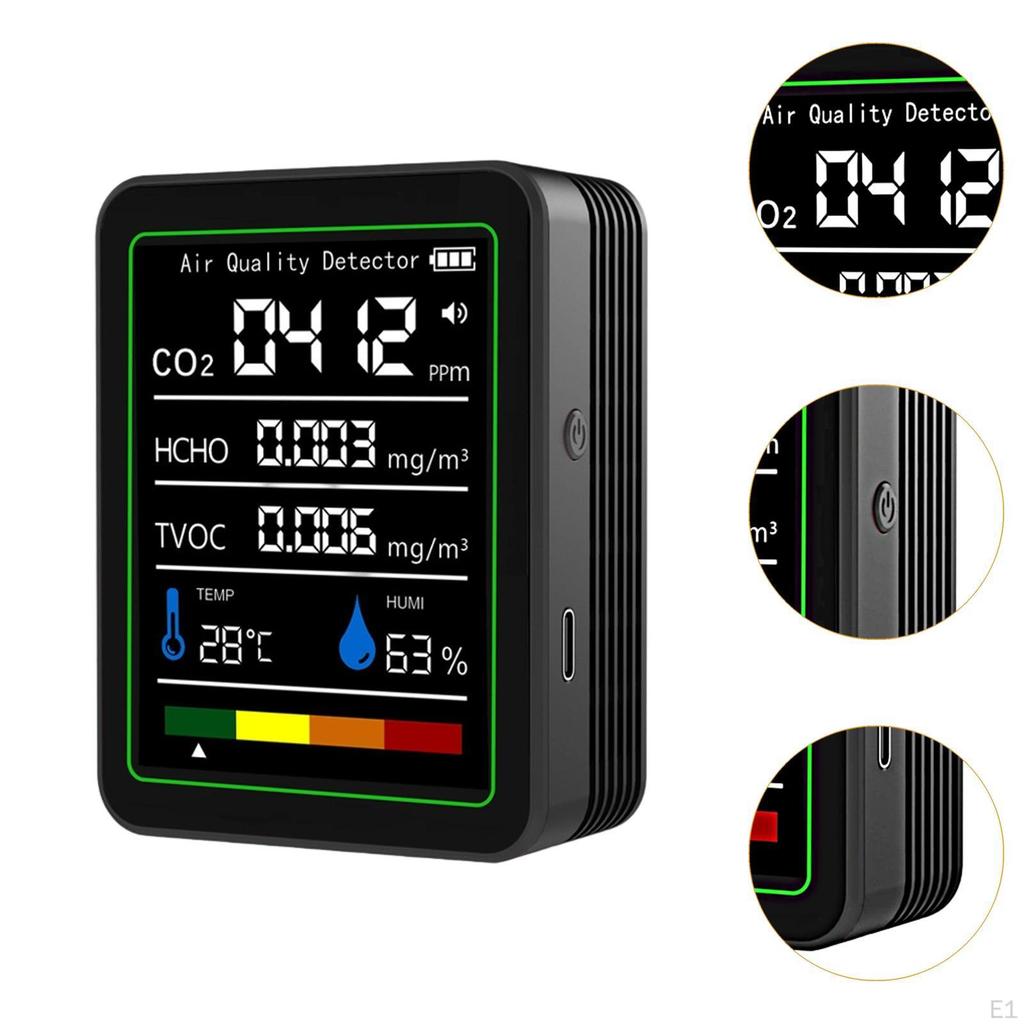 Air Quality Monitor Lightweight Portable Tester for Office Home Living Room