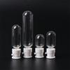 5Pcs 2/3/5/10Ml Mini Refillable Bottle Transparent With Cap Empty Sample Vial Powder Solid Storage Essential Oil Bottle