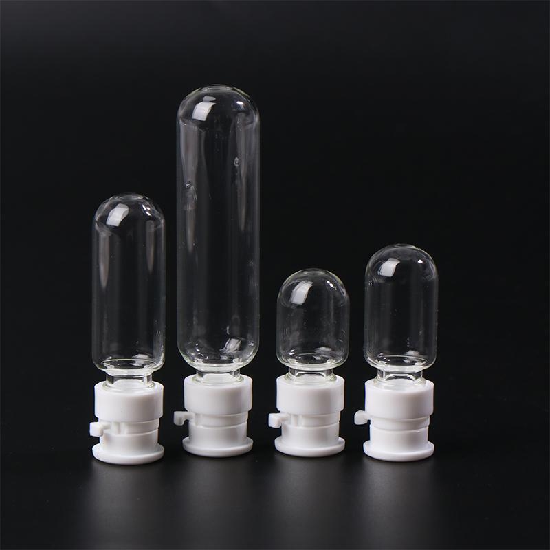 5Pcs 2/3/5/10Ml Mini Refillable Bottle Transparent With Cap Empty Sample Vial Powder Solid Storage Essential Oil Bottle