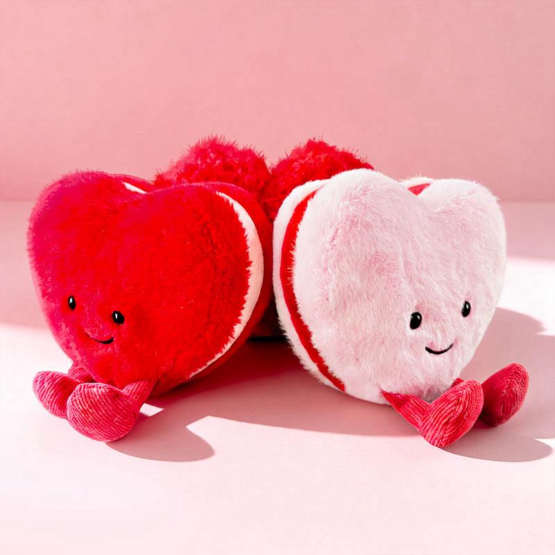 Heart-shaped Plush Toy Dolls for Gifts Couples Valentine's Day Romantic Birthday Presents Love Plush Figures