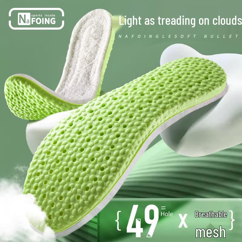 ПУ Зимний Шаг-На-Комфорт: Мужская и женская шерстяная стелька с вельветовой подкладкой, впитывающим пот полынью и спортивной амортизацией