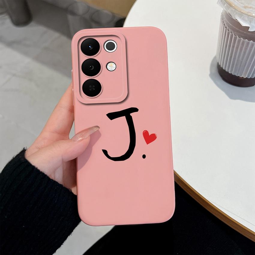 Простой Чехол для Телефона с Узором из Букв Для Oppo Realme C85 Pro C75 C75x C73 C71 C67 C65 C63 C61 C55 C53 C51 C35 Квадратный Матовый Силиконовый Противоскользящий Чехол