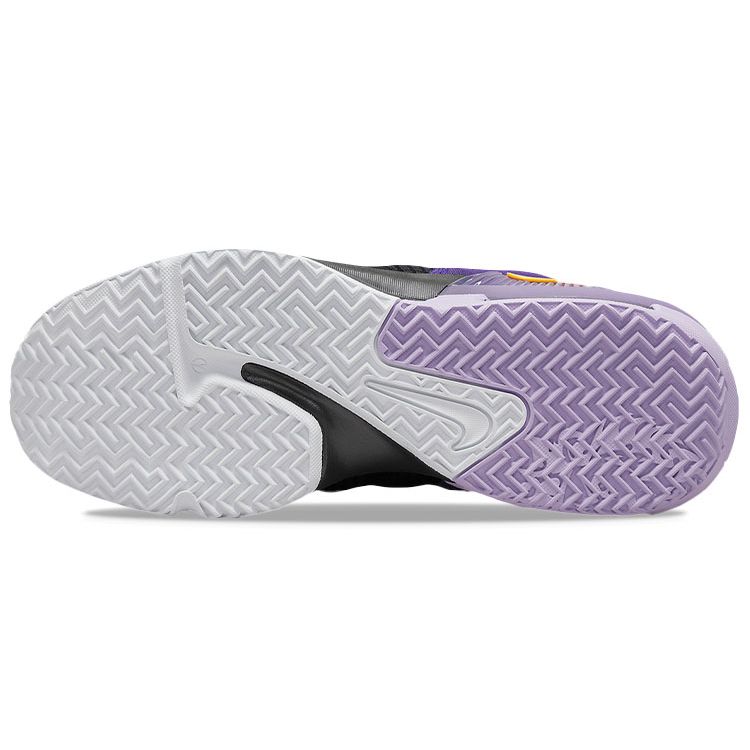 Nike Мужские кроссовки LeBron Witness 7 Lakers фиолетово-черные университетское золото DM1123-002