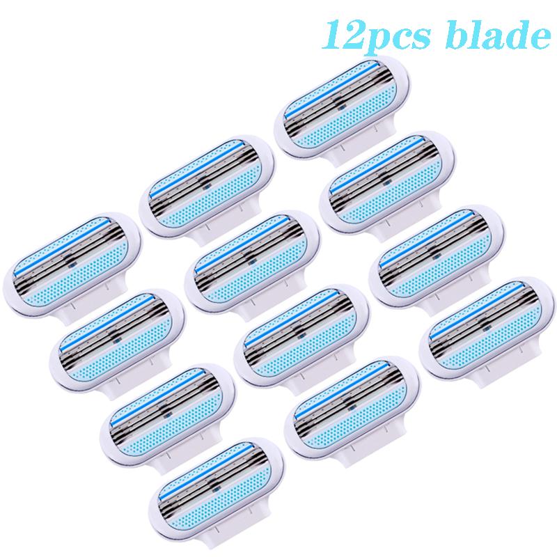 24 шт. Бритвенные лезвия Crazy Feng 1 шт. Для женщин 3 лезвия для бритья уход за кожей аксессуары для удаления волос на теле