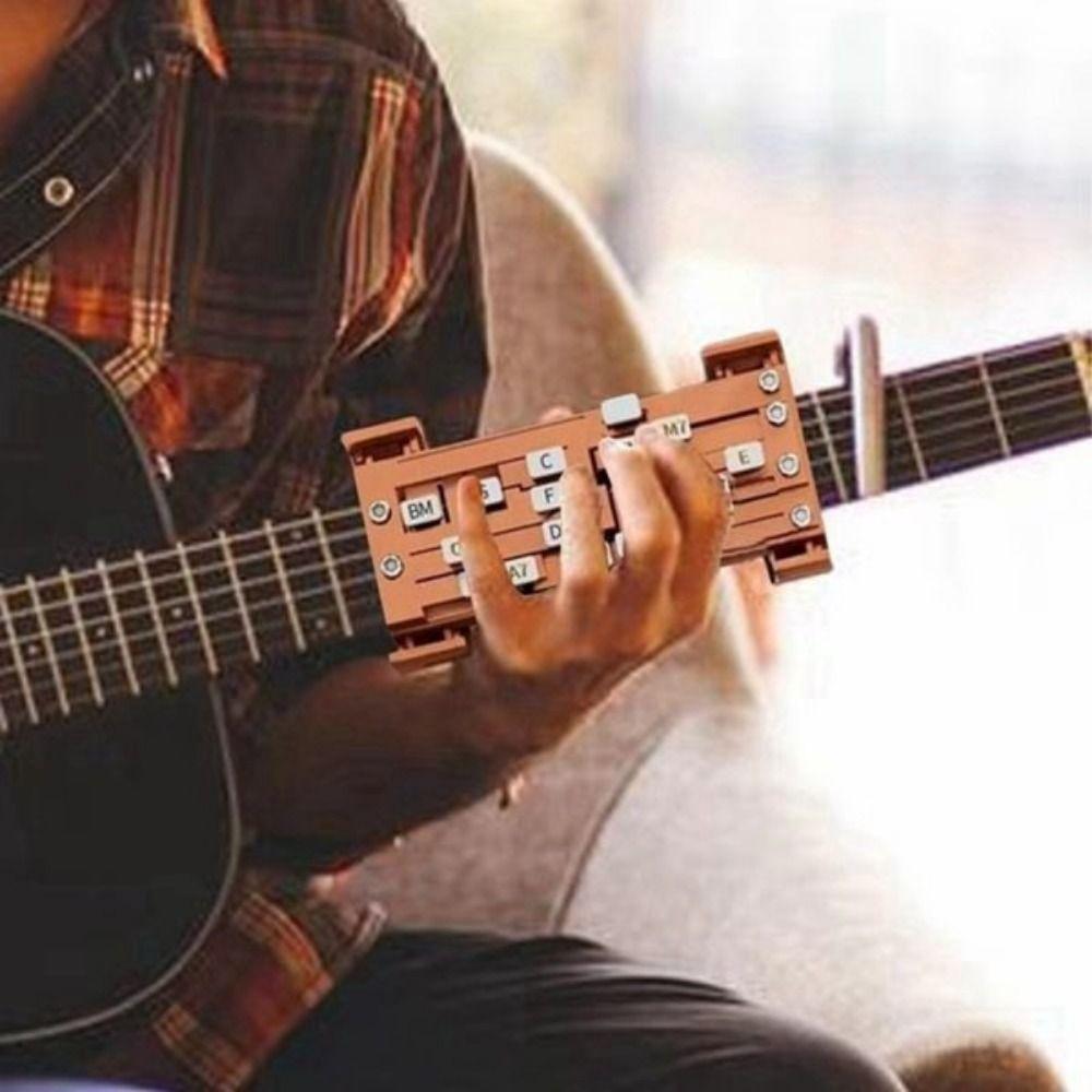 Portable Design Guitar Aid Chords Trainer Guitar Finger Practice Tool Guitar Learning