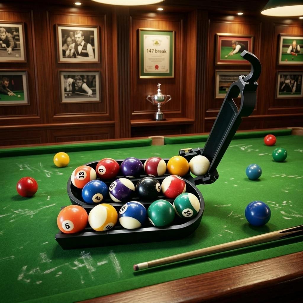 Automatic Billiard Ball Rack Compact Game Accessory Long-Lasting