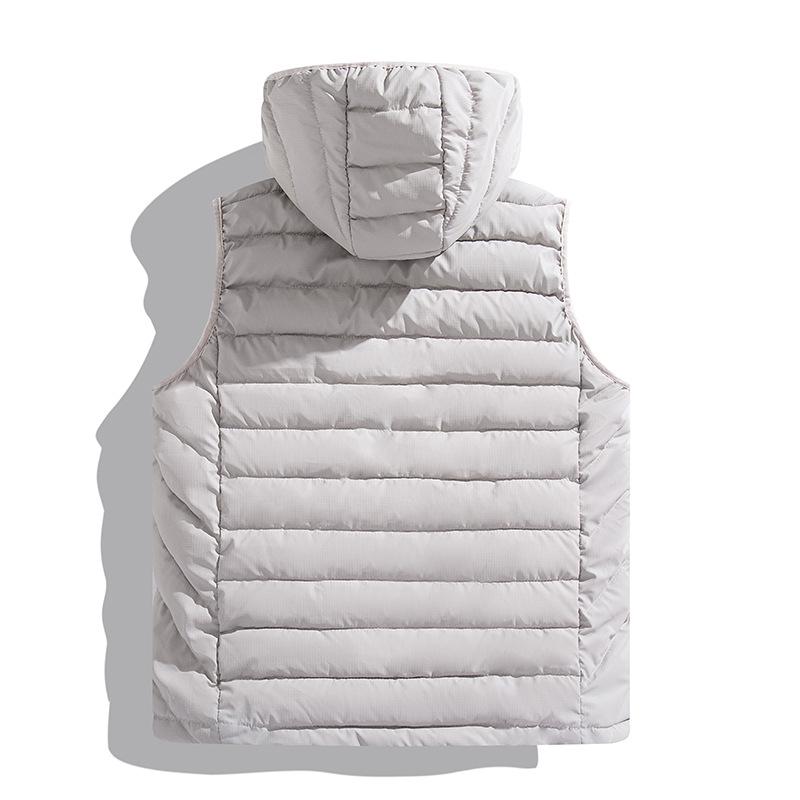 Мужской легкий теплый хлопковый жилет без рукавов - Модный стиль, Осень/Зима 2025