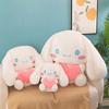 55 см Кавайная Плюшевая Игрушка Киннаморолл Sanrio Мягкая Кукла Милая Обнимающая Сердце Детский Подарок на День Рождения Рождество Плюшевое Животное Плюшевая Игрушка