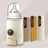 Milk Warmer Portable Baby Bottle Warmer with One-Button Control USB Rechargeable Wireless Milk Heater Intelligent Temperature Control Night Light