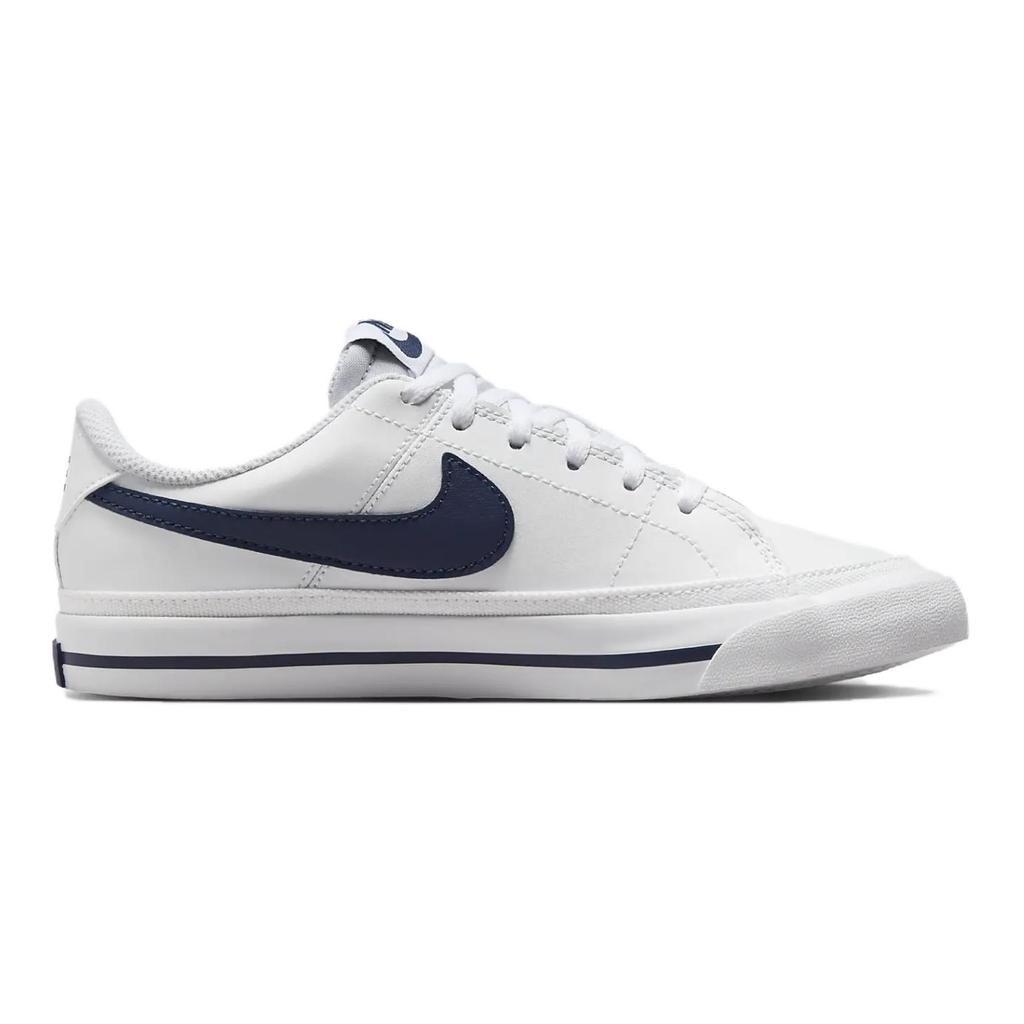 Nike Кроссовки Court Legacy GS White Midnight Navy для детей DA5380-125