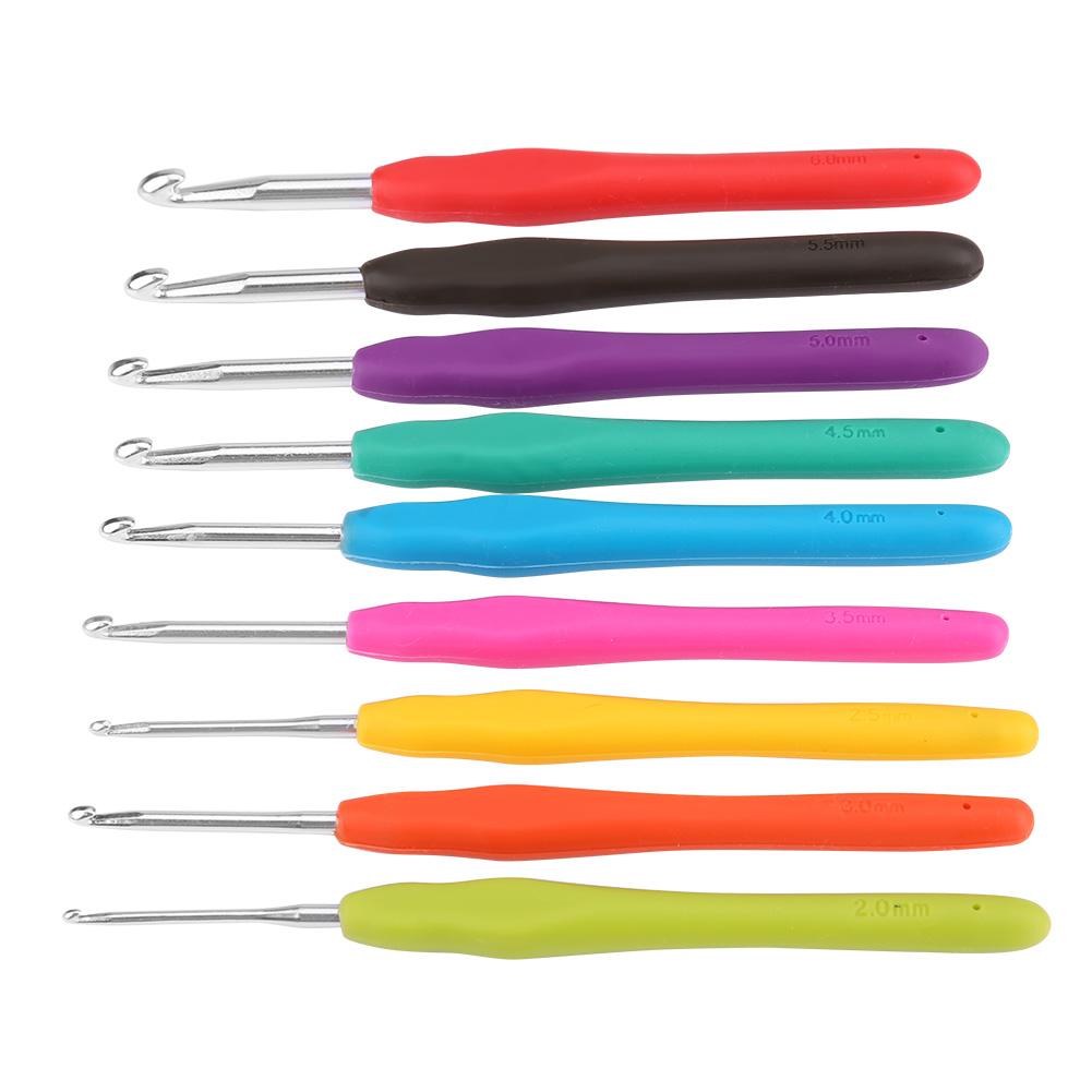 Knitting Cable Stitch Needle Kit Crochet Hook Marker Tape Measure Weaving Tool Set