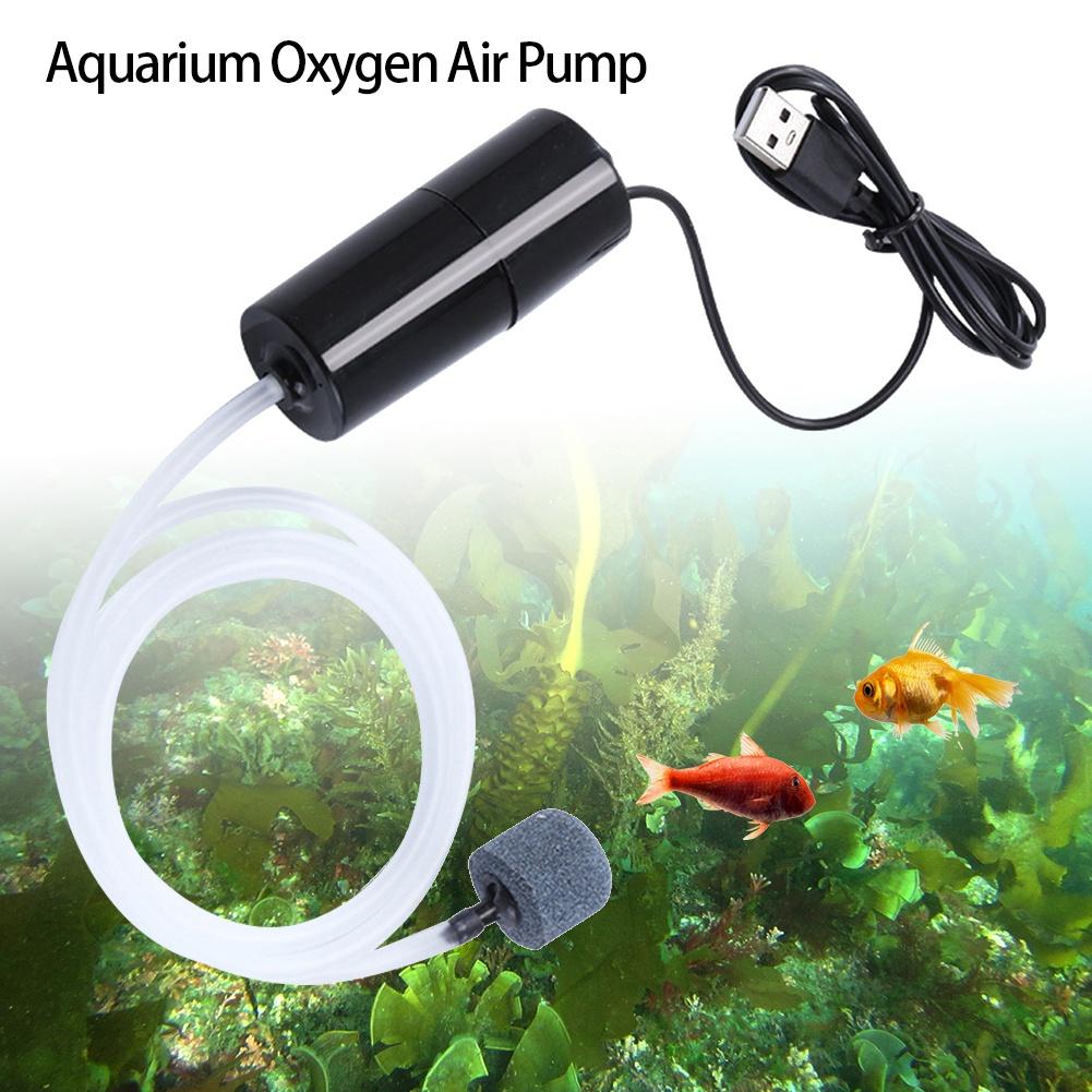 5V 1W Mini Aquarium Oxygen Air Pump Fish Tank USB Silent Air Compressor Portable Fishing Oxygener