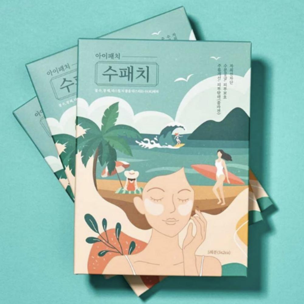 [Soo Patch] Пластырь для защиты от ультрафиолета Sun Golf Patch 1 коробка/3 коробки/5 коробок, 3 коробки