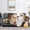 Chihuahuas Dog Wool Blankets Animal Cute Cartoon Creative Throw Blanket for Home 200x150cm Rug Piece