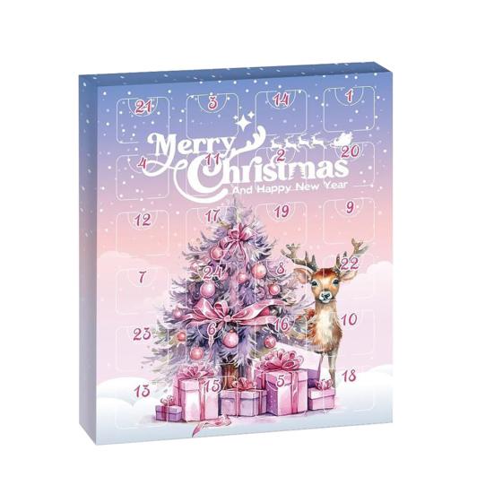 Bracelet DIY Advent Calendar 2025 Bracelet Making Kit Christmas Charm Beads Countdown Calendar Jewelry Making Kit for Adults Women Teens Xmas Gifts