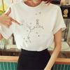 T Shirt Anime Women's T-shirt Short Sleeve The Little Prince Tee Women Harajuku Tshirt Girl Clothing