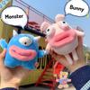 Брелок для ключей «Мультяшный сосисочный рот монстра» Забавный кролик плюшевая подвеска автомобильный брелок для рюкзака подвески для сумки Декор Аксессуары