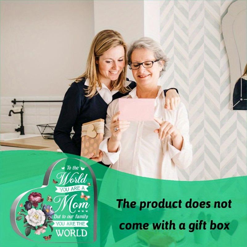 Delicate Heart Acrylic Gift - Versatile Present for Stepmother & Mother-in-Law with Photography Utility