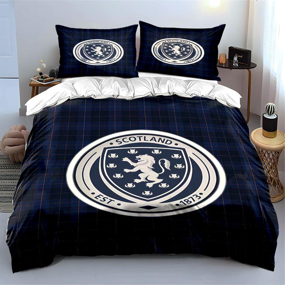 Scotland Lion Crest Bedding Set Bedding Duvet Cover Set Duvet Cover Pillowcases (1 * Duvet Cover 2 * Pillowcases, without duvet insert)